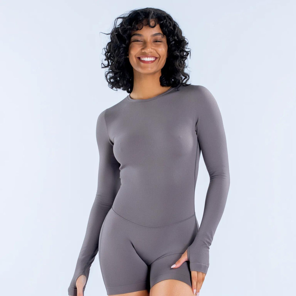 Impact Long Sleeve One Piece women's long sleeve gym bodysuit - image 5