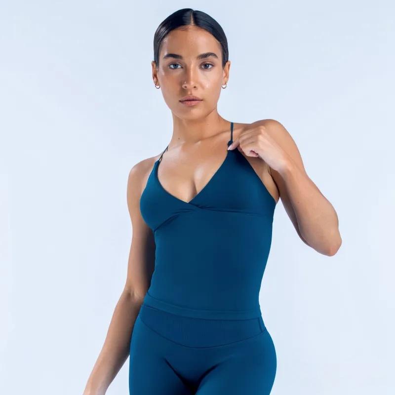 Vision Twist Front Longline Top women's longline gym top - image 15